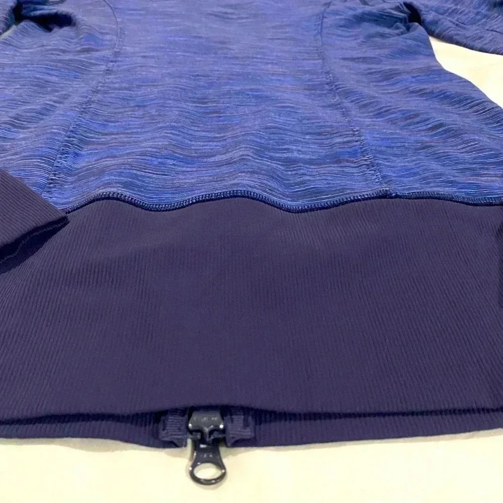 Lululemon Size 6 Luon Nice Asana Jacket Wee Are From Space Cadet Blue - Picture 10 of 11